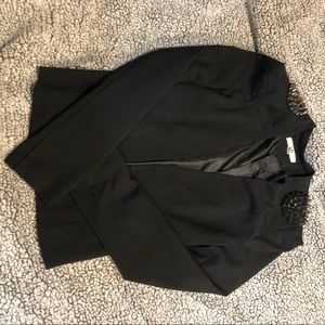 Black studded black blazer